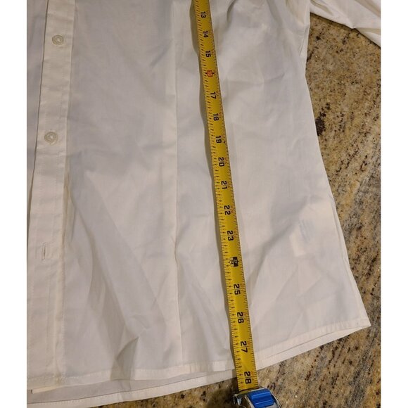 New! Lot of 2 Old Navy Women's Size XXL White Perfect Fit Stretch Button Shirt - Picture 4 of 16